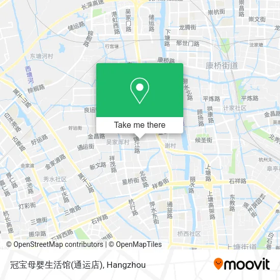 冠宝母婴生活馆(通运店) map