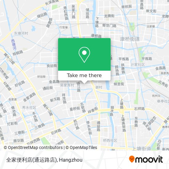 全家便利店(通运路店) map