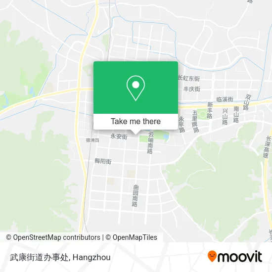 武康街道办事处 map