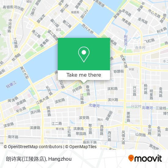 朗诗寓(江陵路店) map