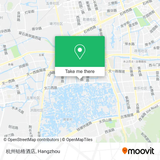 杭州铂格酒店 map