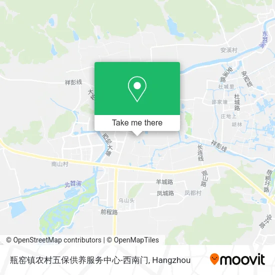 瓶窑镇农村五保供养服务中心-西南门 map