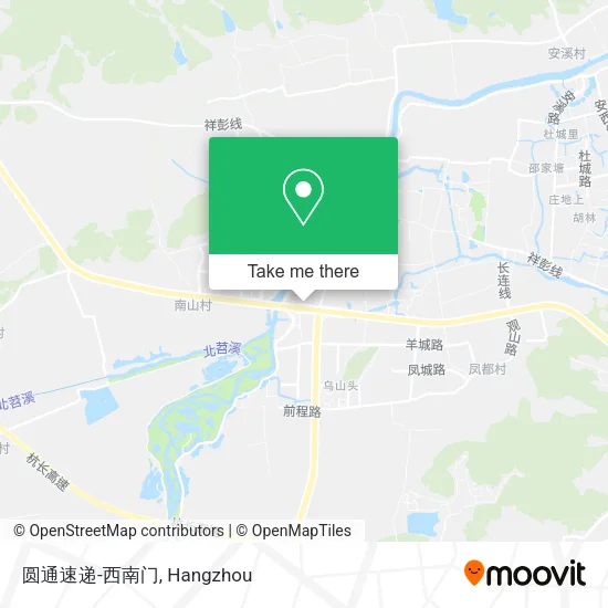 圆通速递-西南门 map