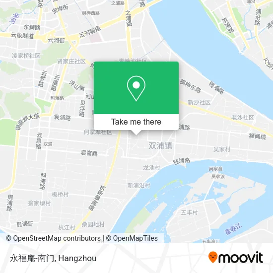 永福庵-南门 map