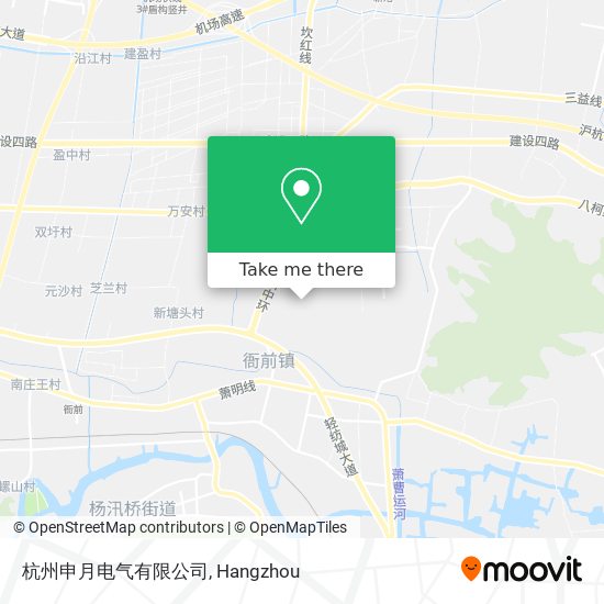 杭州申月电气有限公司 map