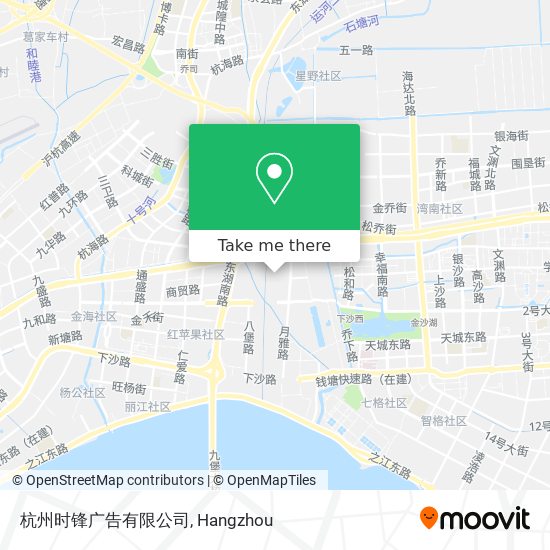 杭州时锋广告有限公司 map