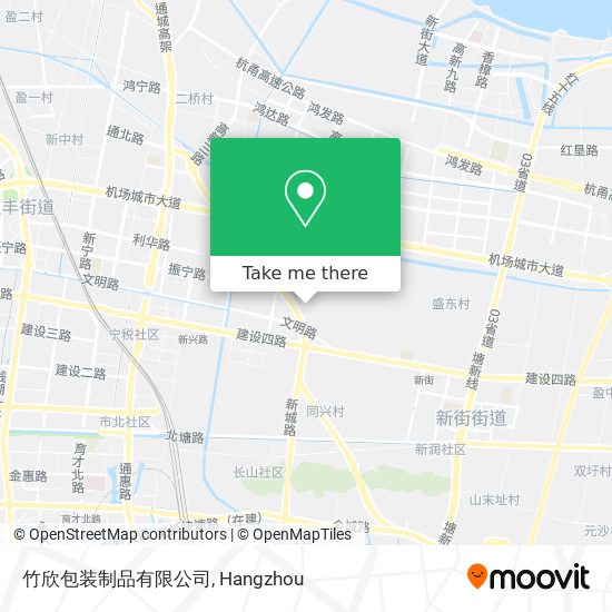 竹欣包装制品有限公司 map