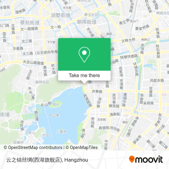 云之锦丝绸(西湖旗舰店) map