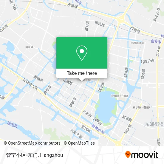 管宁小区-东门 map