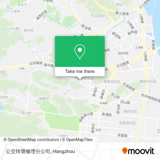 公交转塘修理分公司 map