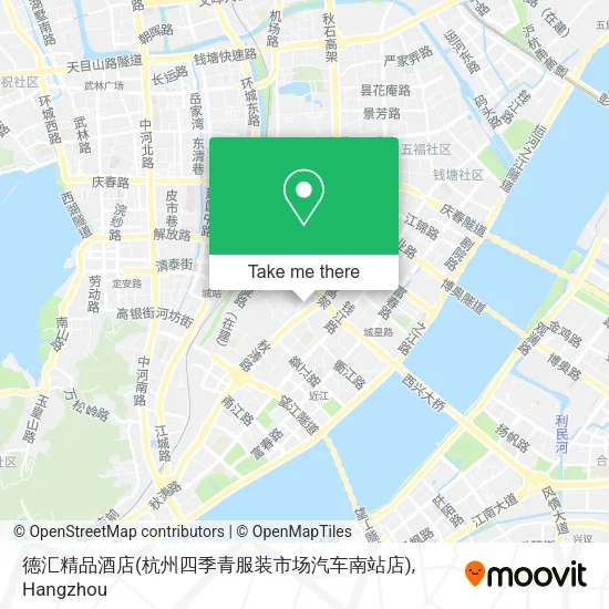 德汇精品酒店(杭州四季青服装市场汽车南站店) map