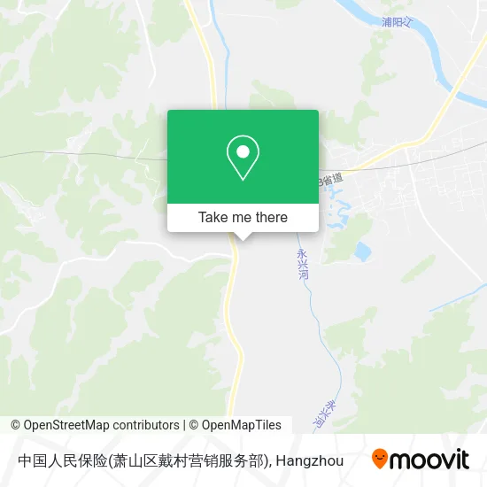 中国人民保险(萧山区戴村营销服务部) map