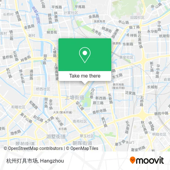 杭州灯具市场 map