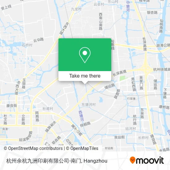 杭州余杭九洲印刷有限公司-南门 map