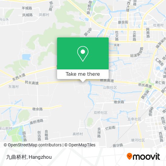 九曲桥村 map