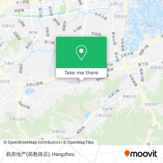 易房地产(高教路店) map