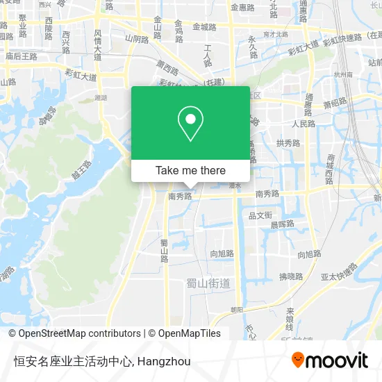 恒安名座业主活动中心 map