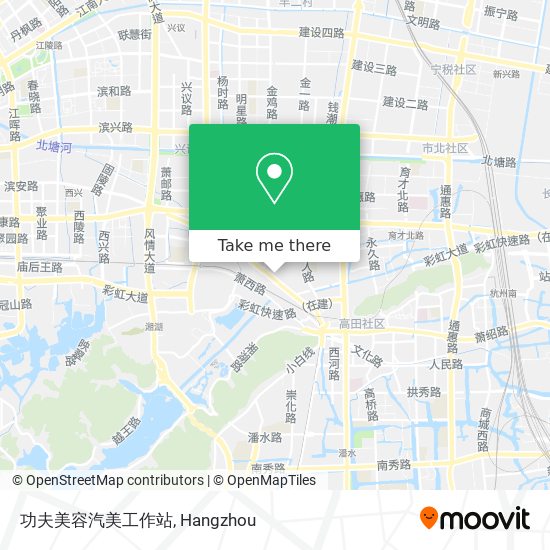 功夫美容汽美工作站 map