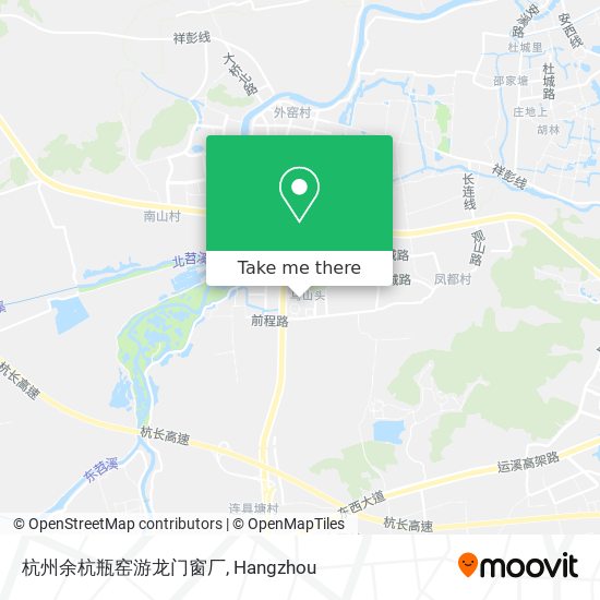杭州余杭瓶窑游龙门窗厂 map