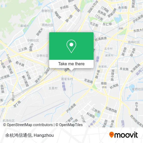 余杭鸿信通信 map
