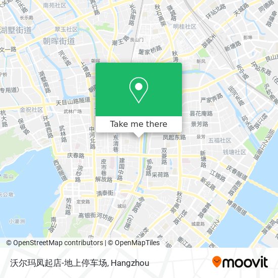 沃尔玛凤起店-地上停车场 map