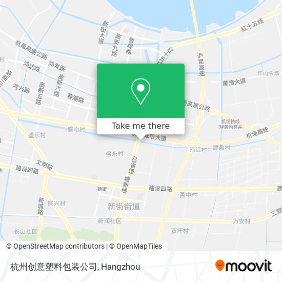 杭州创意塑料包装公司 map
