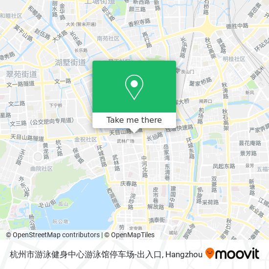 杭州市游泳健身中心游泳馆停车场-出入口 map