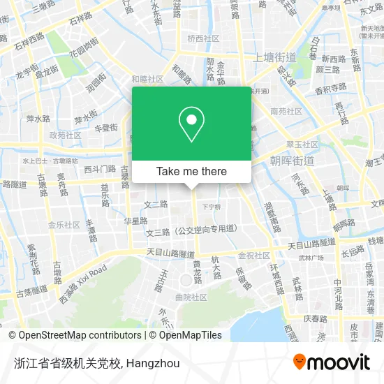 浙江省省级机关党校 map