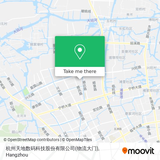 杭州天地数码科技股份有限公司(物流大门) map