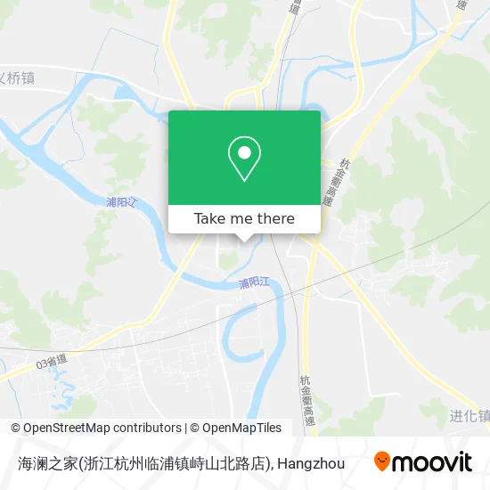 海澜之家(浙江杭州临浦镇峙山北路店) map
