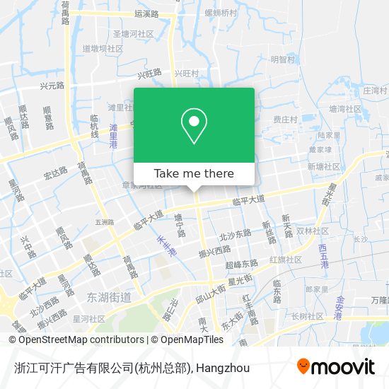 浙江可汗广告有限公司(杭州总部) map