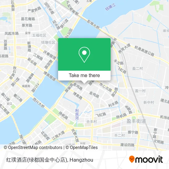 红璞酒店(绿都国金中心店) map