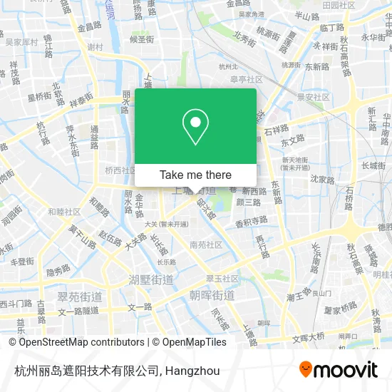 杭州丽岛遮阳技术有限公司 map