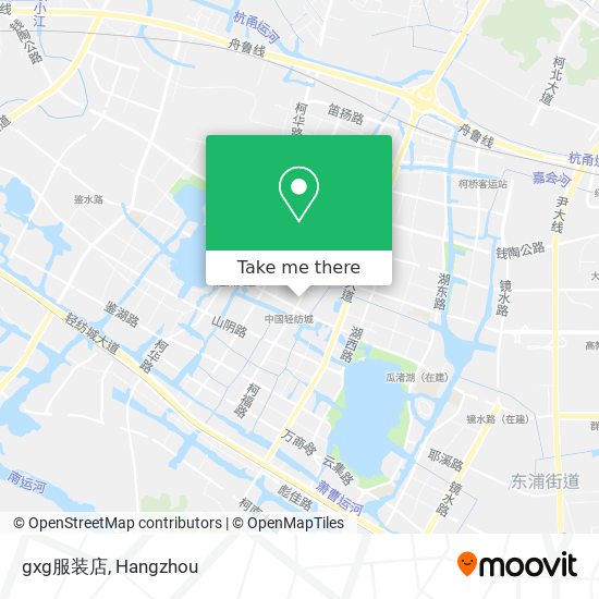 gxg服装店 map