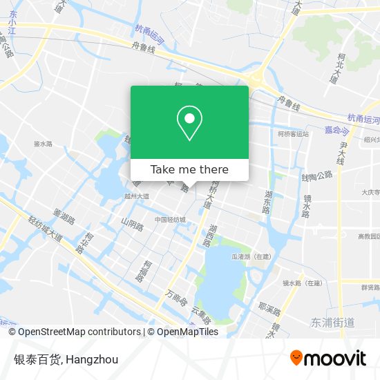 银泰百货 map