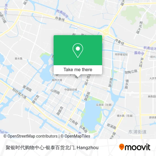 聚银时代购物中心-银泰百货北门 map
