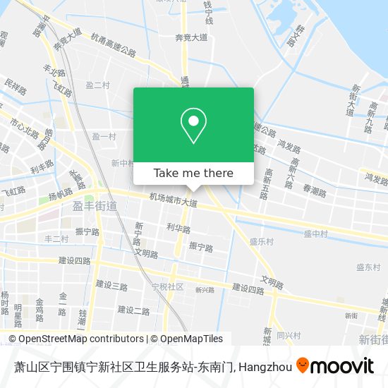 萧山区宁围镇宁新社区卫生服务站-东南门 map