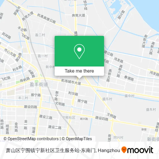 萧山区宁围镇宁新社区卫生服务站-东南门 map