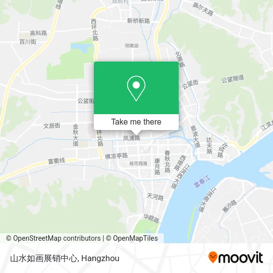 山水如画展销中心 map