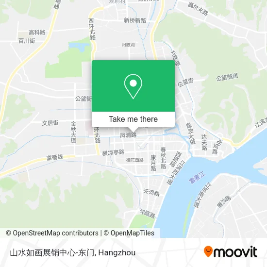 山水如画展销中心-东门 map