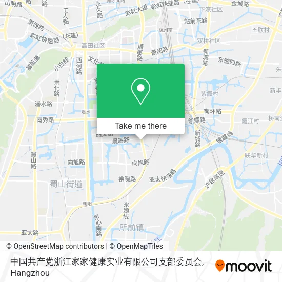中国共产党浙江家家健康实业有限公司支部委员会 map