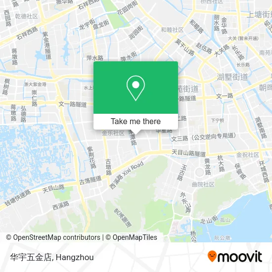 华宇五金店 map