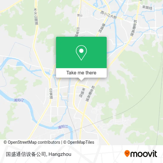 国盛通信设备公司 map