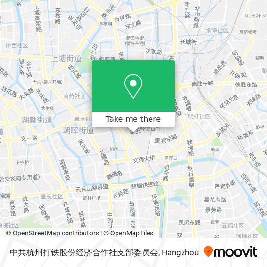 中共杭州打铁股份经济合作社支部委员会 map