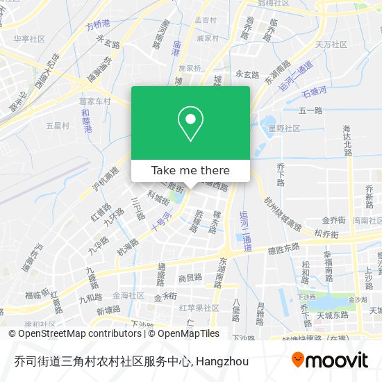 乔司街道三角村农村社区服务中心 map
