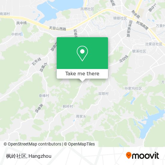 枫岭社区 map