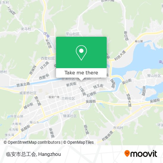 临安市总工会 map