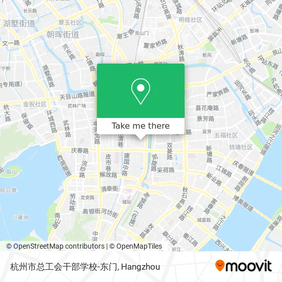 杭州市总工会干部学校-东门 map