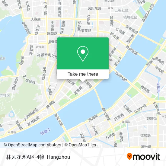 林风花园A区-4幢 map