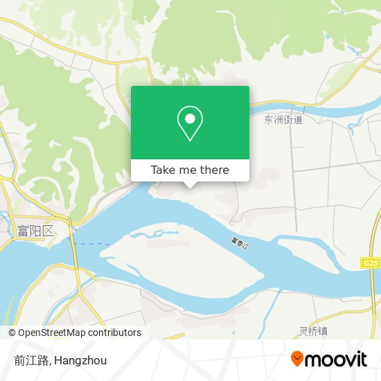 前江路 map